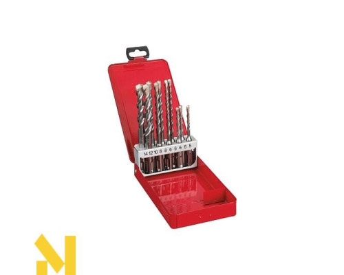 Перфоратор акумуляторний MILWAUKEE M18 CHX-502Х (комплект + бури MX4 + бури MS2 + набір бурів та долот)