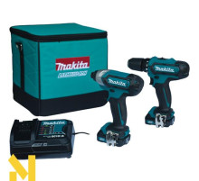 Набір інструментів акумуляторних Makita CLX201SA (DF331D + TD110D)