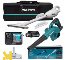Набір пилососів акумуляторних Makita CLX245SAX1 (пилосос CL108FDZ + повітродувка UB100DZ)