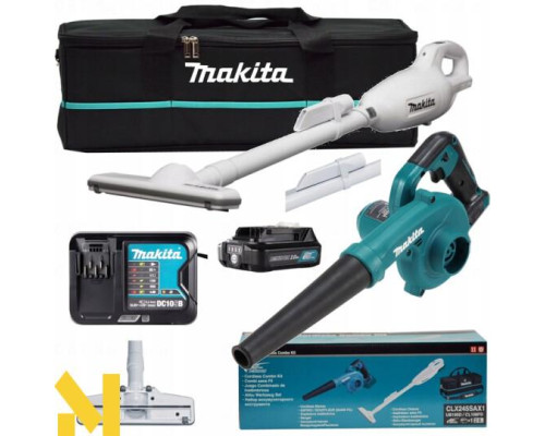 Набір пилососів акумуляторних Makita CLX245SAX1 (пилосос CL108FDZ + повітродувка UB100DZ)
