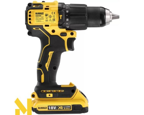 Акумуляторний дриль-шуруповерт безщітковий ударний DeWALT DCD709D2T