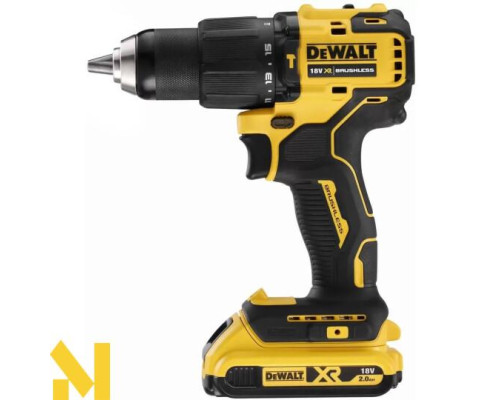 Акумуляторний дриль-шуруповерт безщітковий ударний DeWALT DCD709D2T