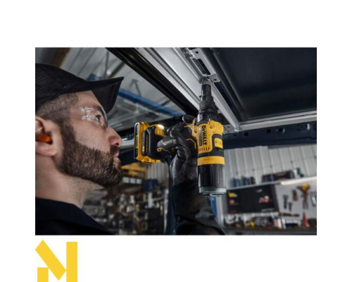 Заклепочник акумуляторний безщітковий DeWALT DCF403NT (без АКБ та ЗП)