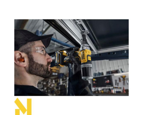 Заклепочник акумуляторний безщітковий DeWALT DCF414NT (без АКБ та ЗП)