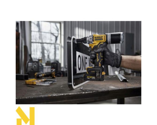 Заклепочник акумуляторний безщітковий DeWALT DCF414NT (без АКБ та ЗП)