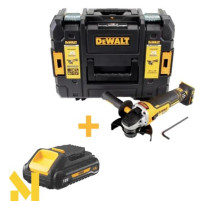 Болгарка (кутова шліфмашина) акумуляторна DeWALT DCG405NT + DCB187 (без ЗП)