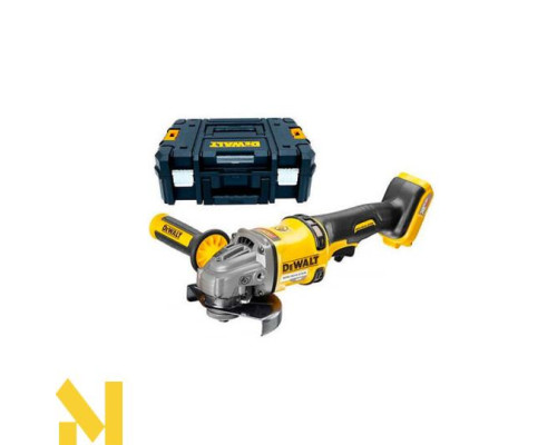 Болгарка (кутова шліфмашина) акумуляторна XR FLEXVOLT DeWALT DCG414NT (без АКБ та ЗП)