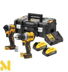 Набір інструментів акумуляторних DeWALT DCK2051E2T (DCD800 + DCF850)