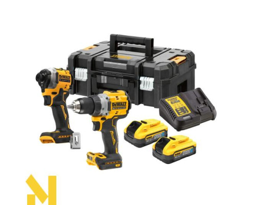 Набір інструментів акумуляторних DeWALT DCK2051E2T (DCD800 + DCF850)