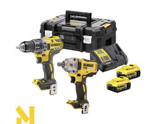 Набір інструментів акумуляторних DeWALT DCK2077P2T (DCD791 + DCF894)