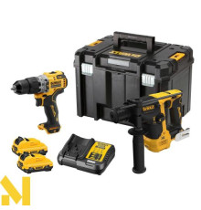Набір інструментів акумуляторних DeWALT DCK2102L2T (DCD706 + DCH072)