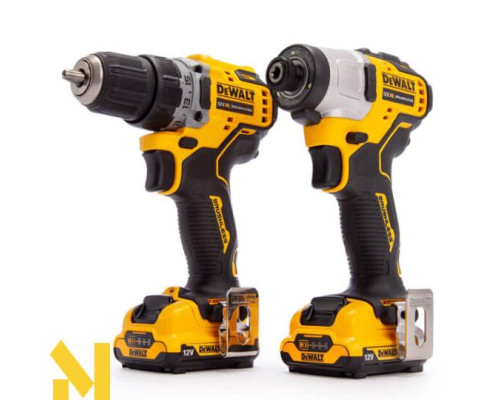 Набір інструментів акумуляторних DeWALT DCK2110L2T (DCD701 +DCF801)