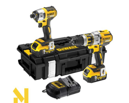 Набір з двох інструментів DeWalt DCK255P2