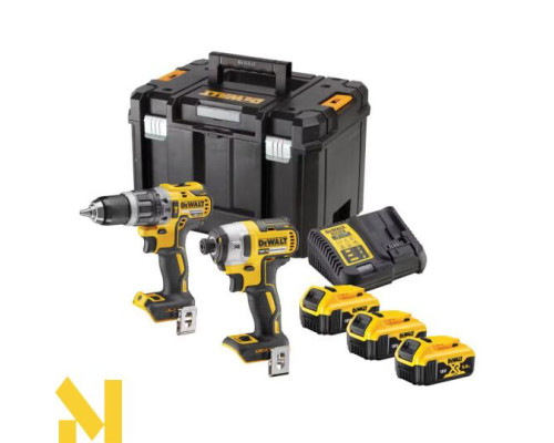 Набір інструментів акумуляторних DeWALT DCK266P3T (DCD796 + DCF887)