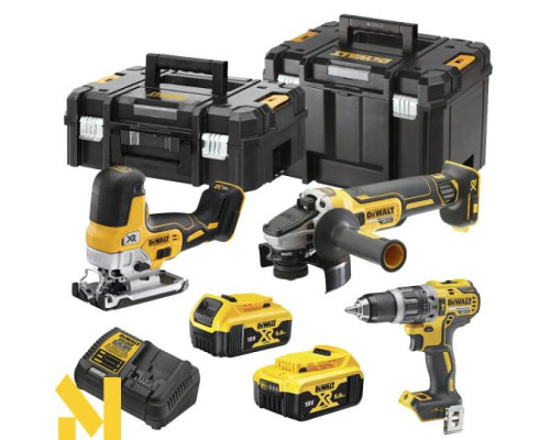 Набір інструментів акумуляторних DeWALT DCK329P2T (DCD796 + DCS335 + DCG405)
