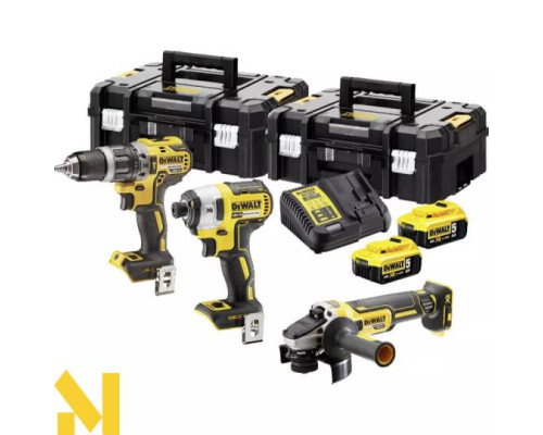 Набір інструментів акумуляторних DeWALT DCK384P2T (DCD796 + DCF887 + DCG405)