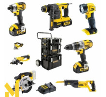 Набір з восьми інструментів DeWalt DCK891M4