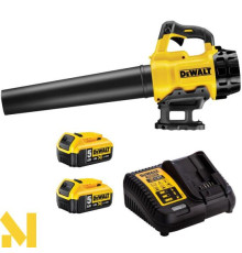 Повітродувка садова акумуляторна DeWALT DCM562P1 + 2 АКБ 18 В/5 Ач DCB184
