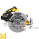 Пила дискова акумуляторна DeWALT DCS570N + DCB184 (без ЗП)