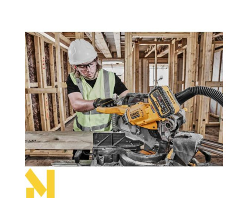 Пила торцювальна акумуляторна безщіткова DeWALT DCS781X2