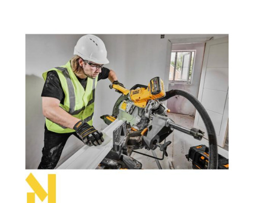 Пила торцювальна акумуляторна безщіткова DeWALT DCS781X2