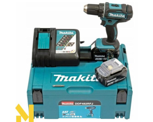 Акумуляторна дриль-шуруповерт Makita DDF482RFJ