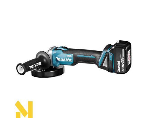 Болгарка (кутова шліфмашина) акумуляторна Makita DGA504RTJ
