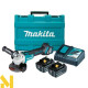 Болгарка (кутова шліфмашина) акумуляторна Makita DGA511RTE