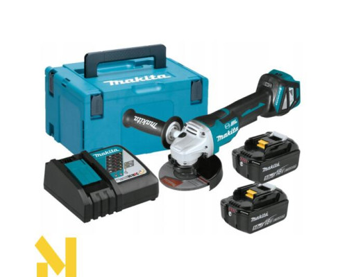 Болгарка (кутова шліфмашина) акумуляторна Makita DGA517RTJ