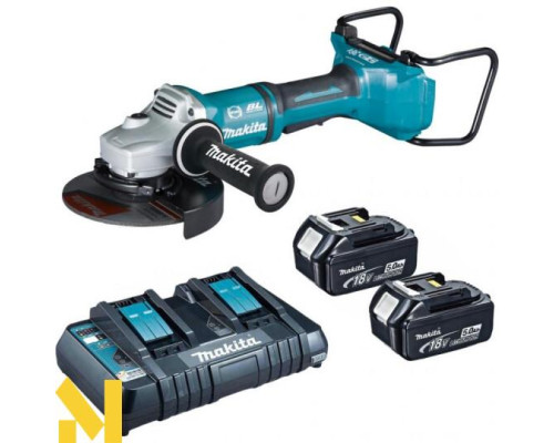 Болгарка (кутова шліфмашина) акумуляторна Makita DGA900PT2