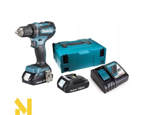 Дриль-шуруповерт акумуляторний ударний Makita DHP485RAJ