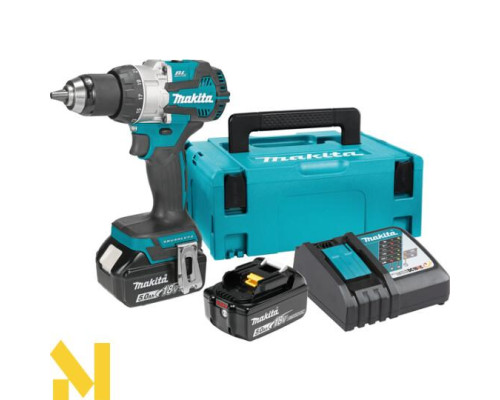 Дриль-шурупокрут ударний акумуляторний Makita DHP489RTJ