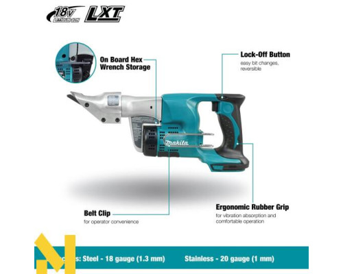 Ножиці листові акумуляторні Makita DJS130Z (без АКБ та ЗП)