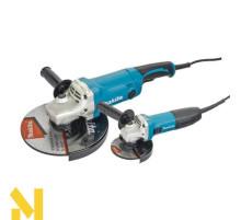 Комплект болгарок (кутові шліфмашини) Makita DK0057 (GA9050 і GA5030R)