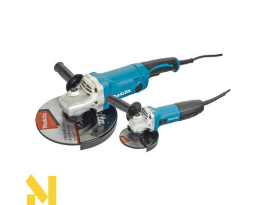 Комплект болгарок (кутові шліфмашини) Makita DK0057 (GA9050 і GA5030R)