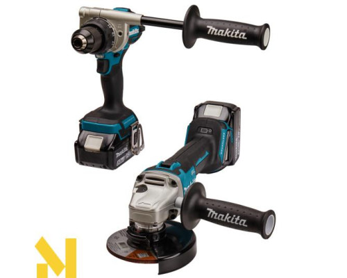 Набір інструментів акумуляторних Makita DLX2430TJ (DGA504, DDF486)