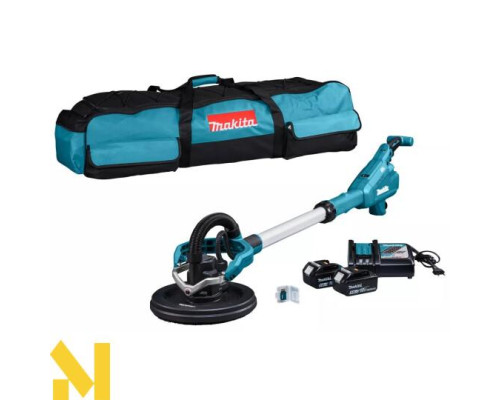 Шліфмашина акумуляторна для стін Makita DSL801RTEU