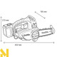 Пила ланцюгова акумуляторна MAKITA DUC122Z (без АКБ та ЗП)