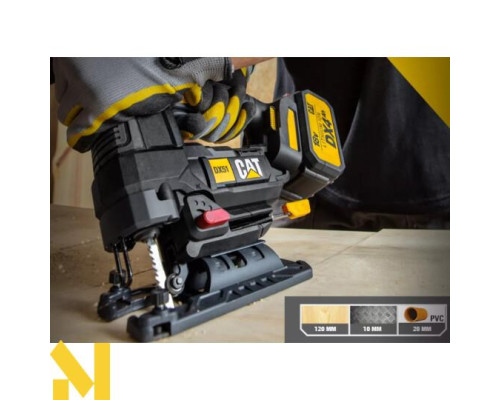 Лобзик акумуляторний CAT DX51B (без АКБ та ЗП)