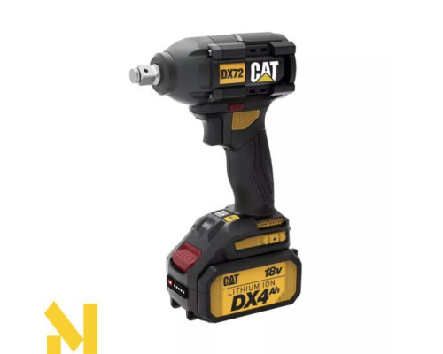 Гайковерт акумуляторний ударний CAT DX72