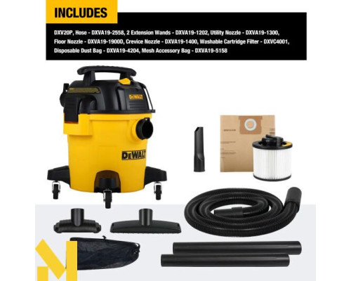 Пилосос промисловий DeWALT DXV20P