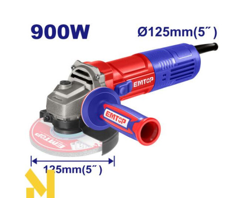 Болгарка (кутова шліфмашина) EMTOP EAGR09051