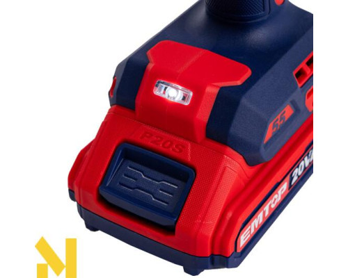 Дриль-шуруповерт ударний акумуляторний EMTOP ECIDL20558