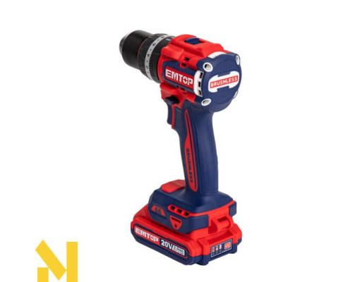 Дриль-шуруповерт акумуляторний EMTOP ECIDL20668