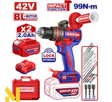 Дриль-шуруповерт акумуляторний EMTOP ECIDL429982