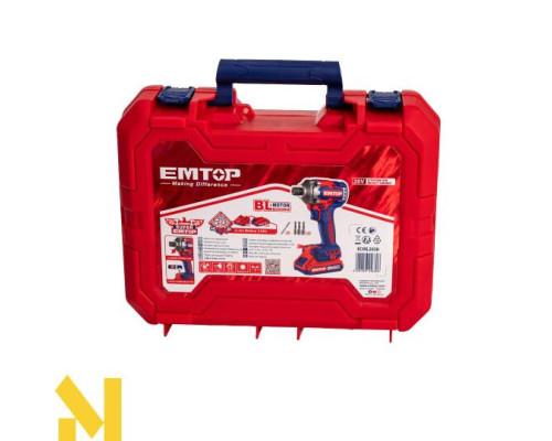 Гвинтоверт акумуляторний EMTOP ECIRL2028