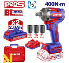 Гайковерт акумуляторний EMTOP ECIWL2040