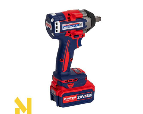 Гайковерт акумуляторний EMTOP ECIWL2050