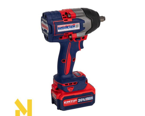 Гайковерт акумуляторний EMTOP ECIWL2085