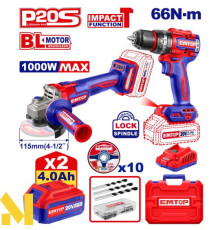 Набір інструментів акумуляторних EMTOP ECKL20273